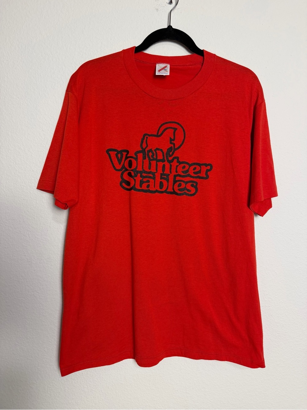 Jerzees horse shirt Volunteer Stables Graphic Tee vintage XL